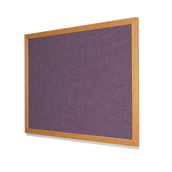 Guilford of Maine FR701 Amethyst Cork Board with Red Oak Frame